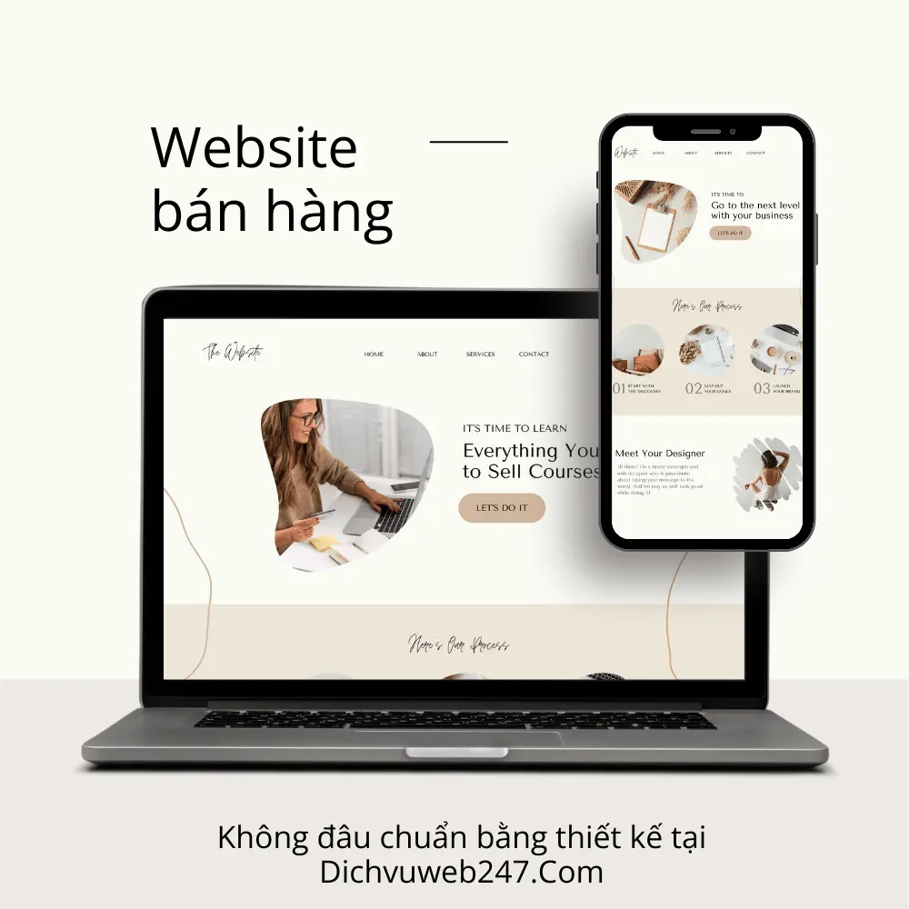 Mẫu giao diện website thời trang